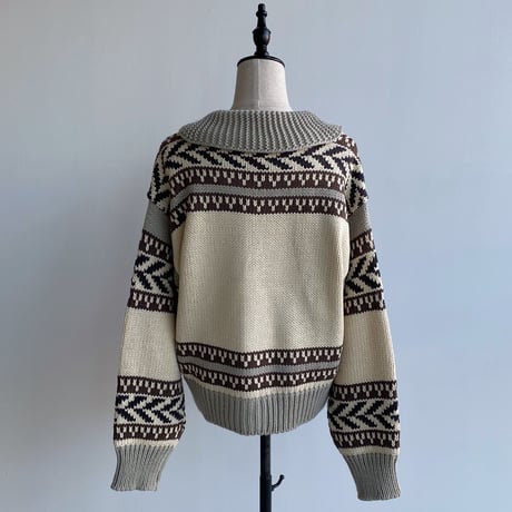 《予約販売》vintage like knit cardigan_nt1183