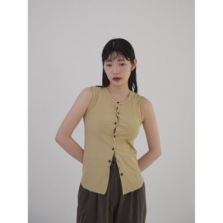 【NOKCHA original】accent botan tanktop/3colors_nt2058