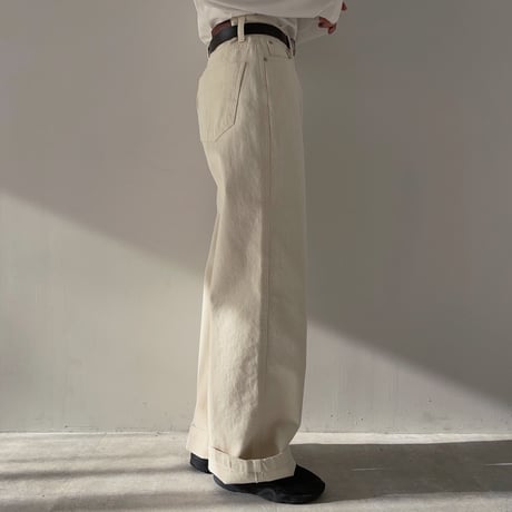 《予約販売》mannish cotton pants/3colors_np0930