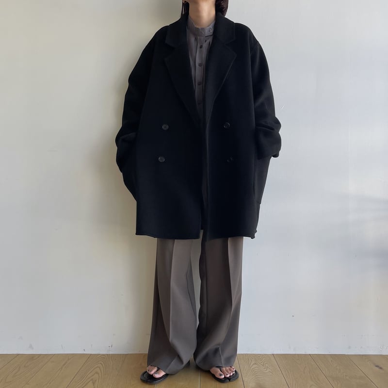 【nokcha original 】tailored middle coat