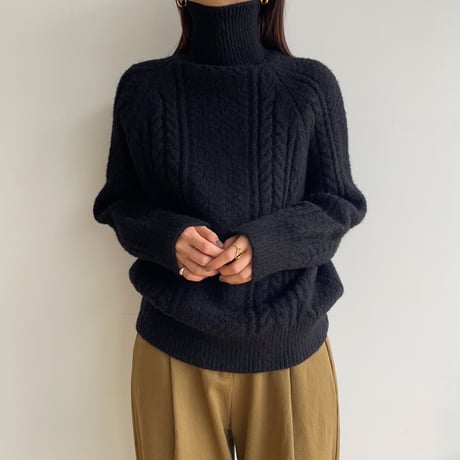 《予約販売》cable simply knit/3colors_nt1551