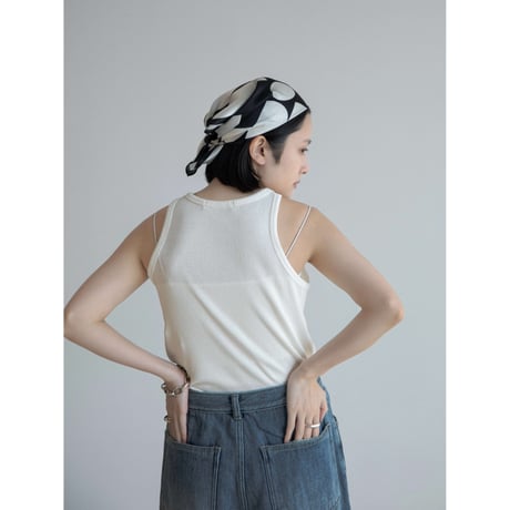 《予約販売》geometic pattern scarf_na0660