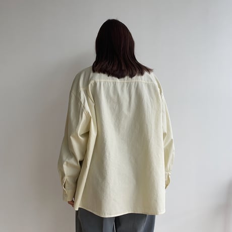 《予約販売》washing mannish shirt/3colors_nt1583