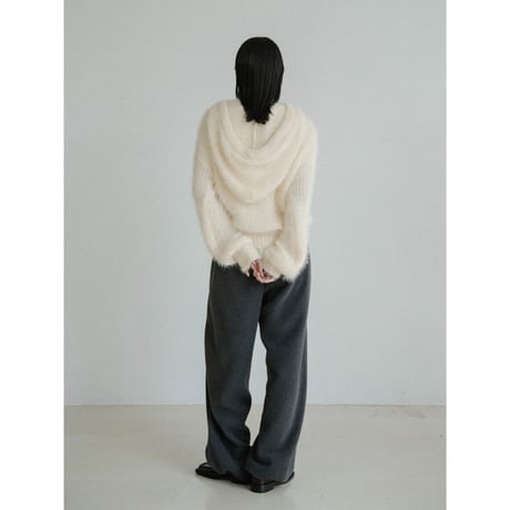 《予約販売》shaggy knit hoodie/2colors_nt2439