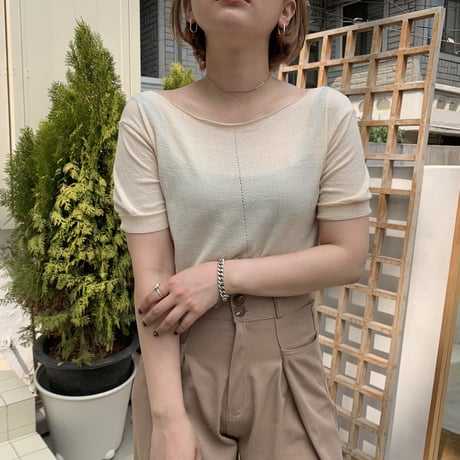 ✳︎予約販売✳︎boat neck knit/2colors_nt0023