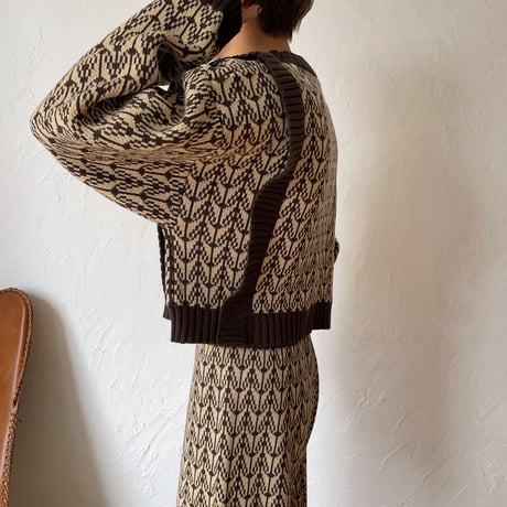 【nokcha original】vintage like minimal knit_nt0778