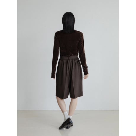 《予約販売》belt set bermuda pants/2colors_np1156