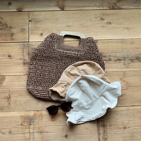 《予約販売》straw 2way bag /2colors_na0171