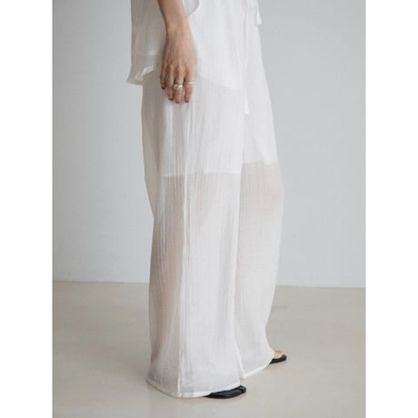 《予約販売》nuance sheer pants/2colors_np1106