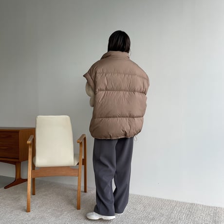 《予約販売》duck down vest/2colors_nt1228