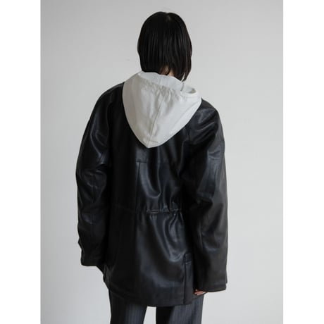 《予約販売》string leather like jacket_no0430