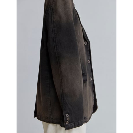 《予約販売》accent ash denim jacket_no0511