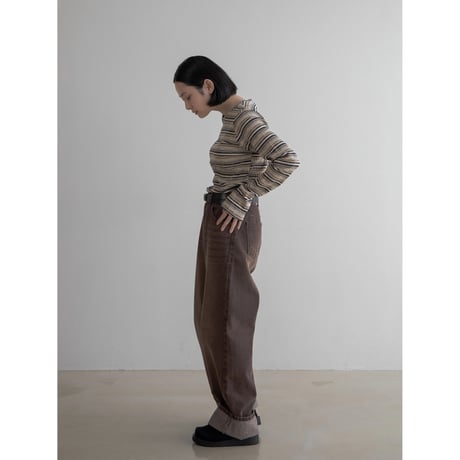 《予約販売》washing brown jeans_nj0108