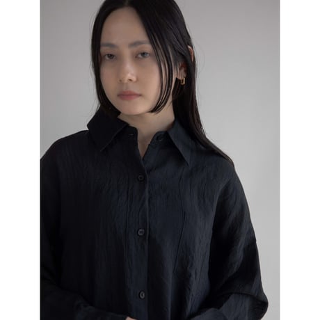 《予約販売》accent stripe sheer shirt/2colors_nb0238