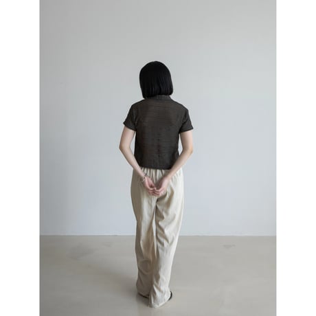 《予約販売》jacquard mesh shirt/2colors_nb0257