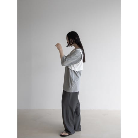 《予約販売》accent mannish thong sandal/2colors_na0646