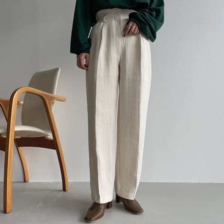 【nokcha original】rincl soft pants/ivory_np0468