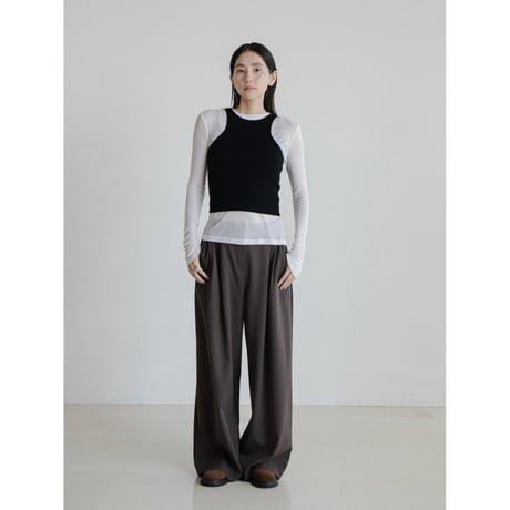 《予約販売》american sleeve knit tops/2colors_nt2393
