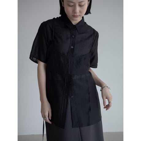 《予約販売》2way sheer shirt/3colors_nb0256