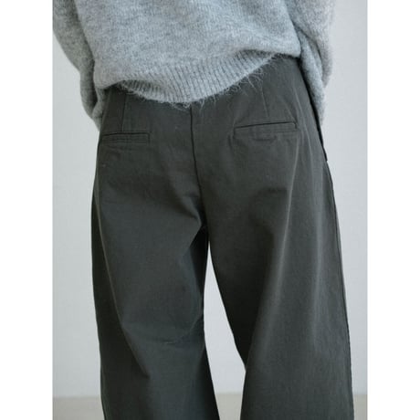 《予約販売》2way silhouette cotton warm pants/2colors_np1189