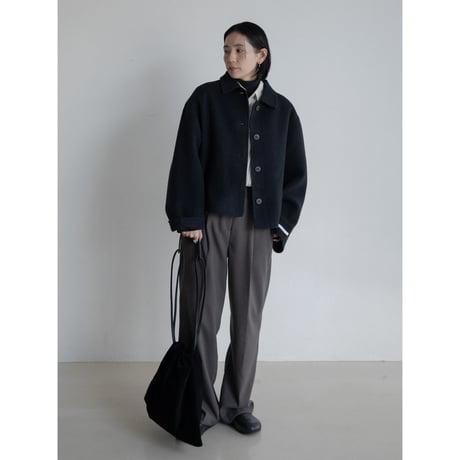 《予約販売》HANDMADE croped wool coat_no0427
