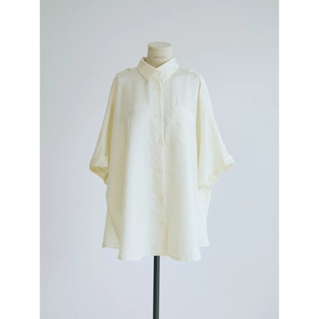《予約販売》satin 2way shirt/2colors_nb0381