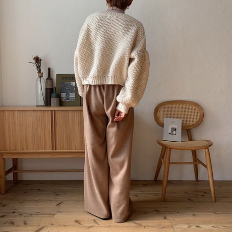 《予約販売》knit easy pants/2colors_np0295