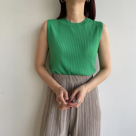 《予約販売》material lib knit tank top/4colors_nt1335