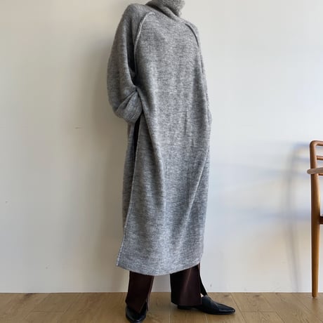 【nokcha original】raglan sleeve warm ops/gray_nd0130