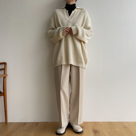 《予約販売》one tuck slacks pants/2colors_np0737