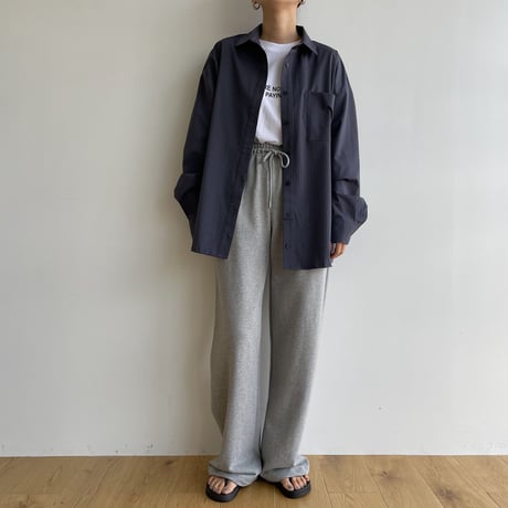 《予約販売》stripe mannish shirt/2colors_nb0127