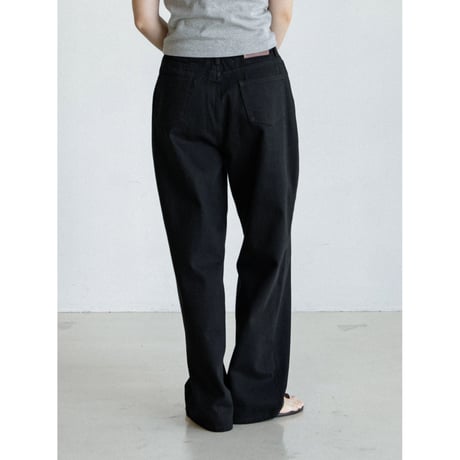 《予約販売》cotton black pants_np1261