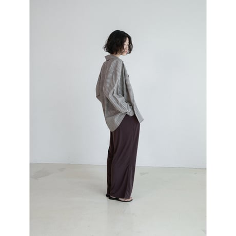 《予約販売》mannish casual check shirt/2colors_nb0395