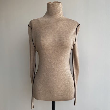 《予約販売》piping lib knit/2colors_nt1557