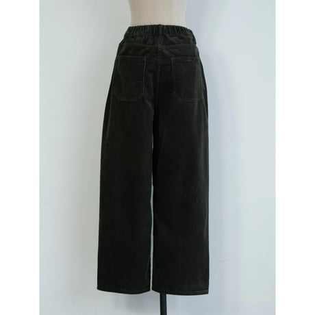《予約販売》warm corduroy oval pants/3colors_np1186