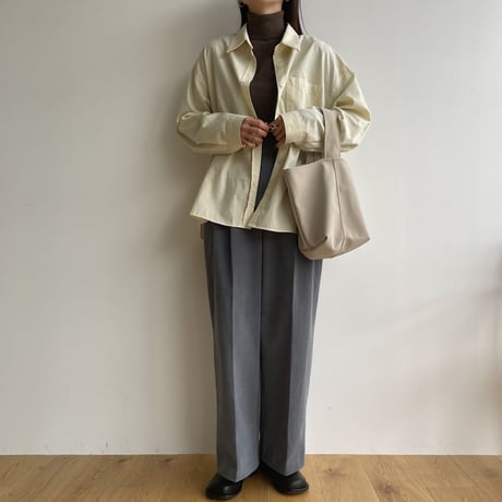 《予約販売》washing mannish shirt/3colors_nt1583