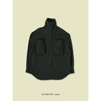 - AUTHENTIC series - emblem shirt/deep green_an0026