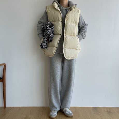 《予約販売》duck down daily vest/2colors_no0252
