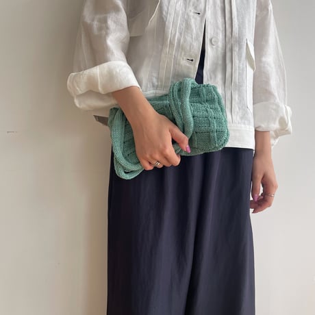 《予約販売》minimal knit bag/2colors_na0414