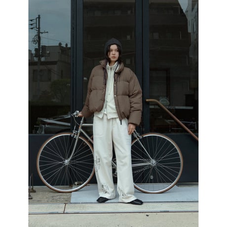 【 RESTOCK 】【NOKCHA original】mannish down jacket/check_no0477