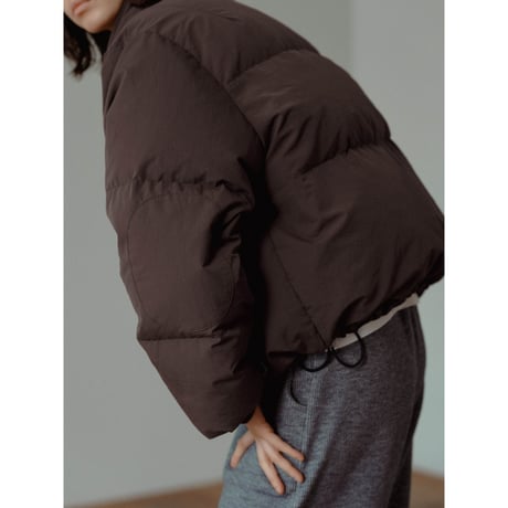 【 RESTOCK 】【NOKCHA original】mannish down jacket/ash brown_no0476