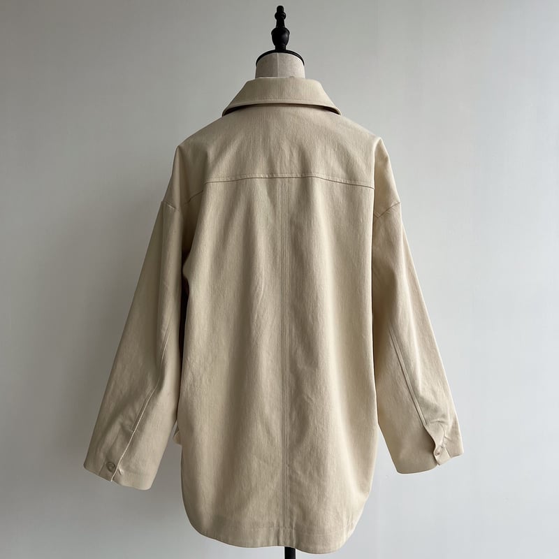 nokcha original】twill over jacket/ivory_no0198 nokcha original】twill over jacket/ivory_no0198