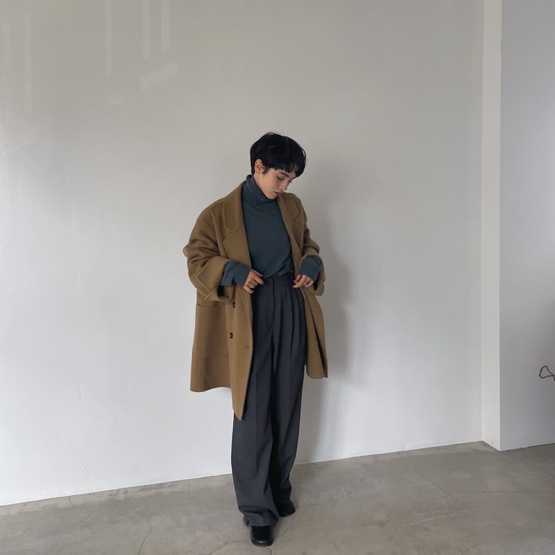 nokcha original】HAND MADE tailored middle coat...