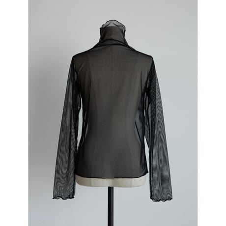 《予約販売》accent hem sheer tops/3colors_nt2243