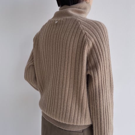 《予約販売》accent lib high neck knit/2colors_nt1926