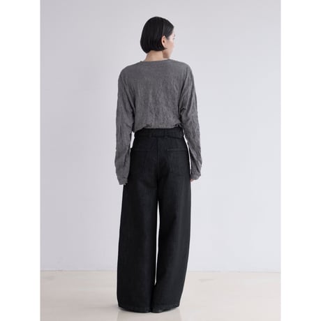 《予約販売》belt set indigo denim pants_nj0181