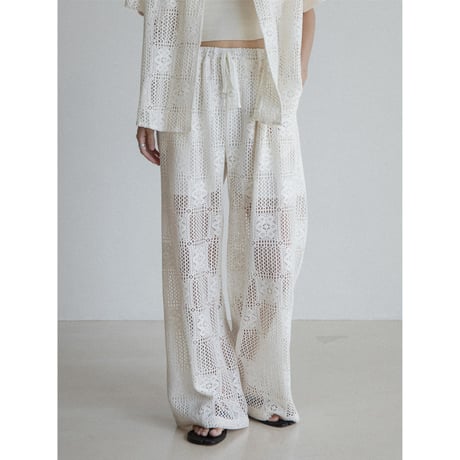 《予約販売》jacquard knit pants/2colors_np1134