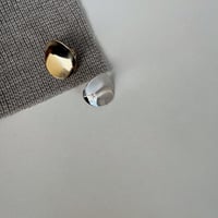 《予約販売》oval earring/2colors_na0481