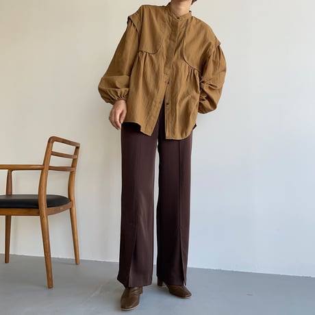 【nokcha original】lady gather blouse_nt1048
