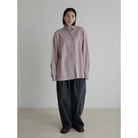 《予約販売》mannish over cotton shirt/2colors_nb0287
